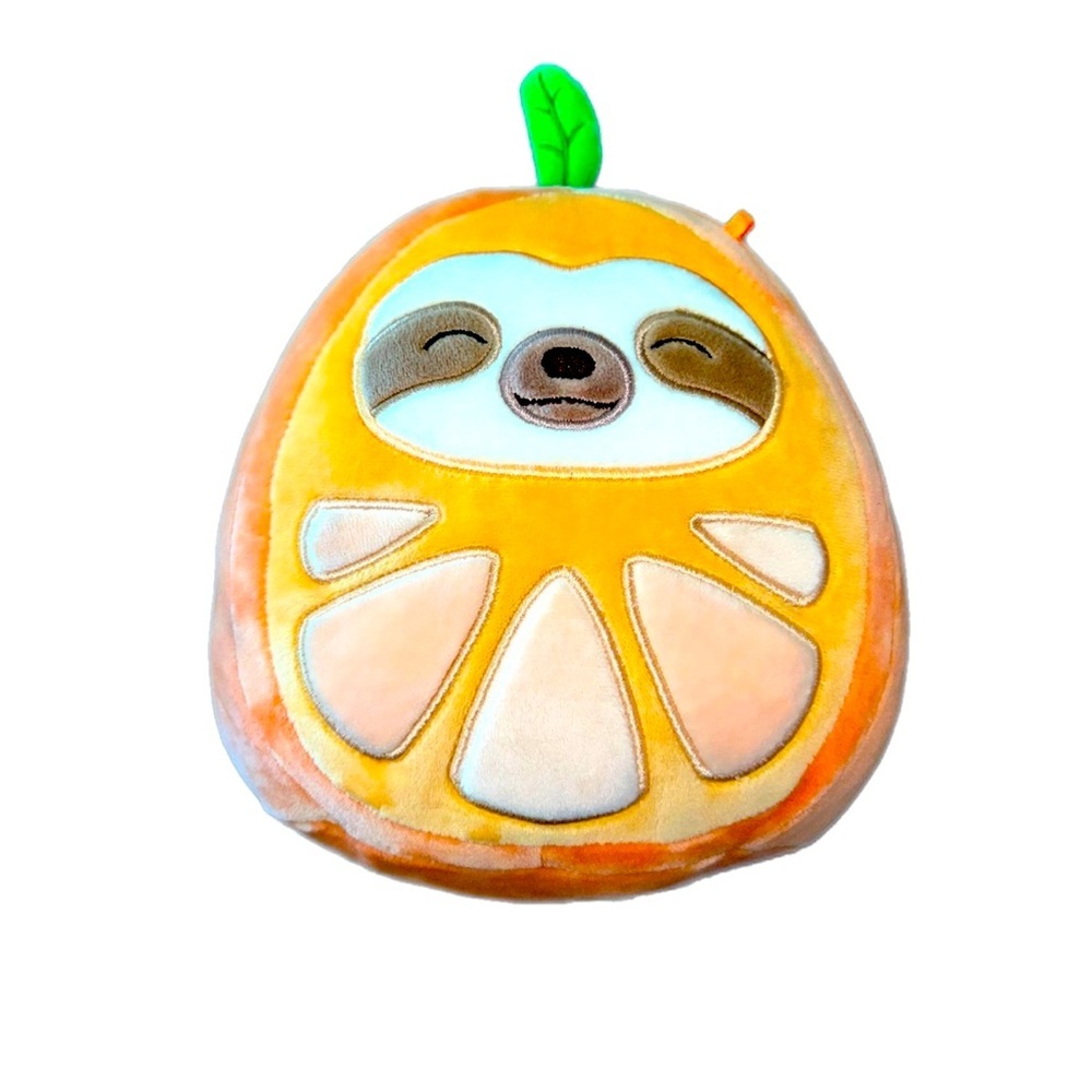 Kelly Toy  Squishmallows Simone the Sloth in Orange Costume 8" Soft Squishy